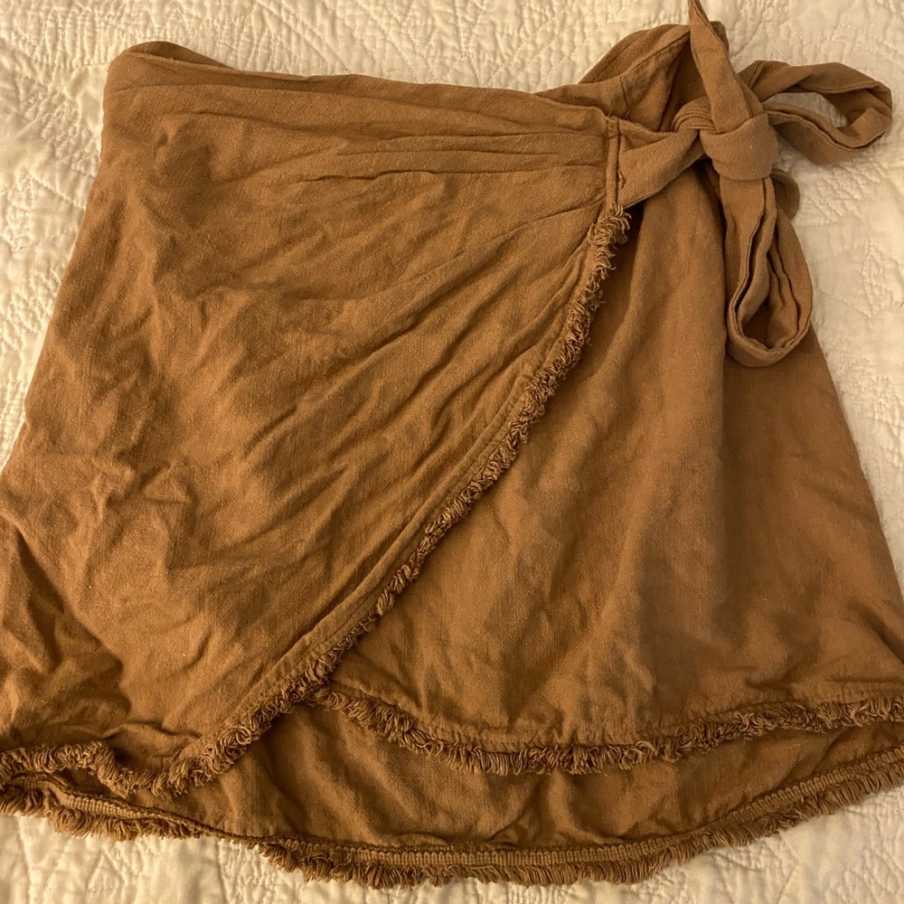 Earthbound wrap skirt